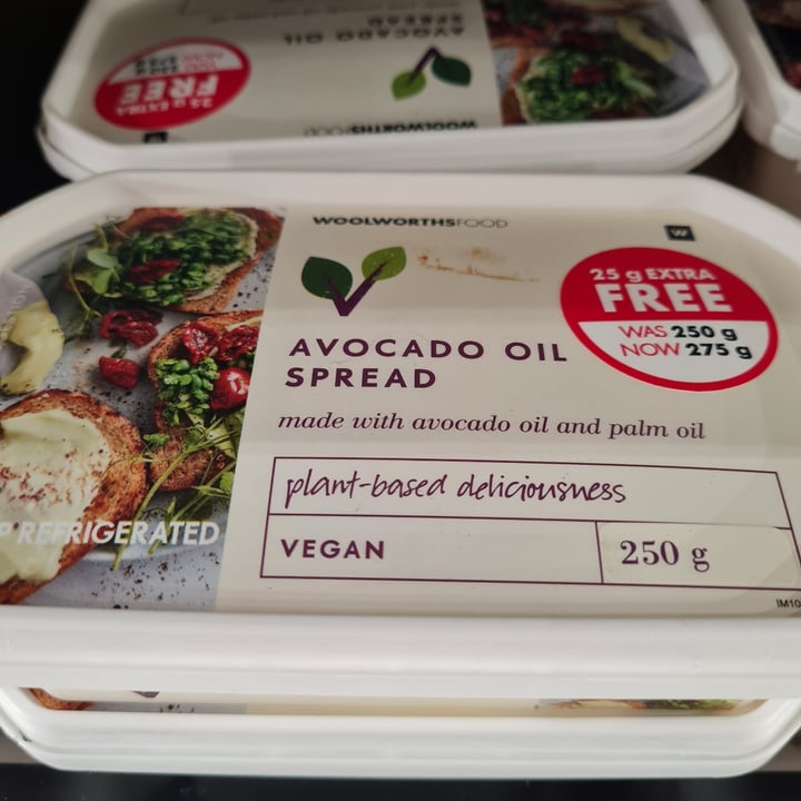 photo of Woolworths Food Avocado oil spread shared by @vegankitchensa on  10 Oct 2021 - review