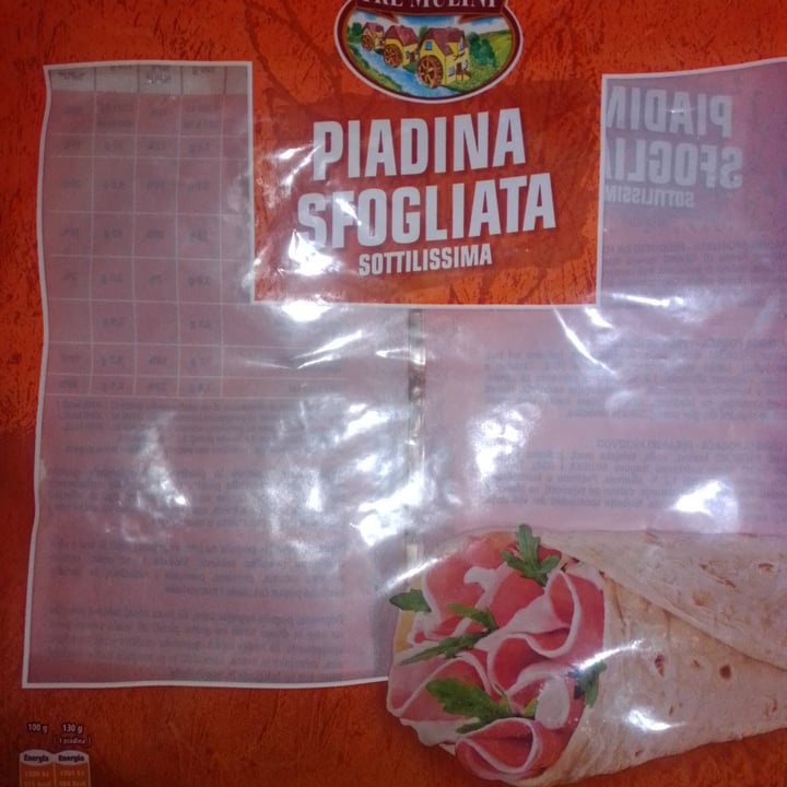 photo of Tre Mulini Piadina sfogliata sottilissima shared by @shewalkedinglory on  08 Mar 2022 - review
