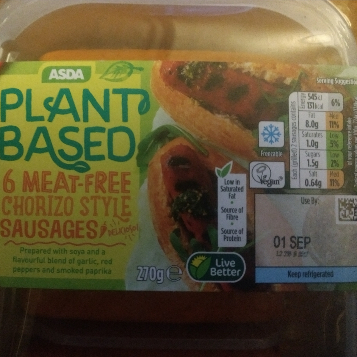ASDA Chorizo style sausages Reviews abillion