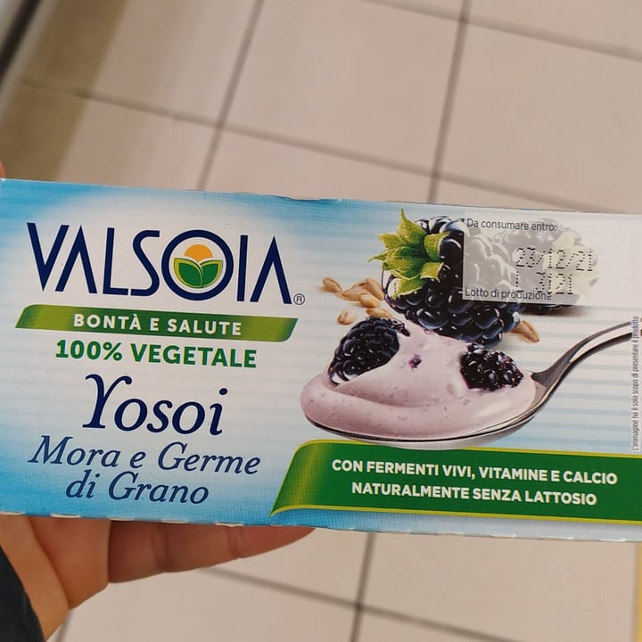 photo of Valsoia Yogurt Mora e Germe di Grano shared by @katianur on  12 Dec 2021 - review