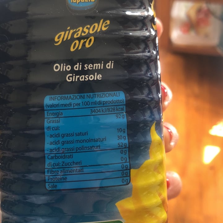 photo of Topazio Olio Di Semi Di Girasole shared by @gabbeg on  15 Apr 2022 - review