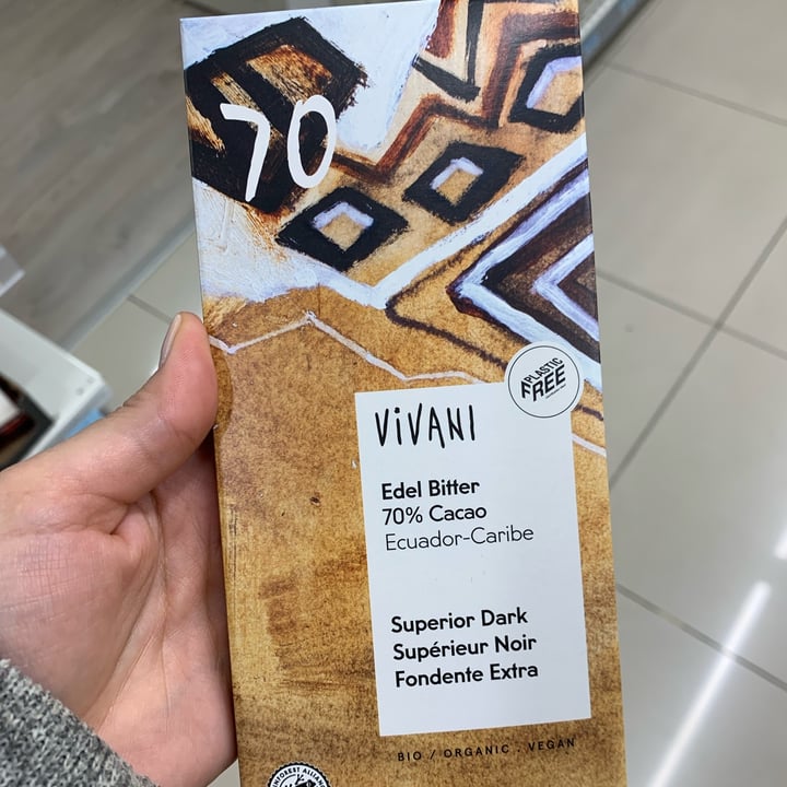 photo of Vivani 70% Edel Bitter shared by @vanessabejjany on  23 Dec 2021 - review