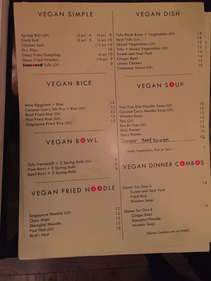review photo of Seasoned Fusion Tastes Tofu vermicelli with spring rolls shared by @leafnotbeef on 13 Dec 2019 - review