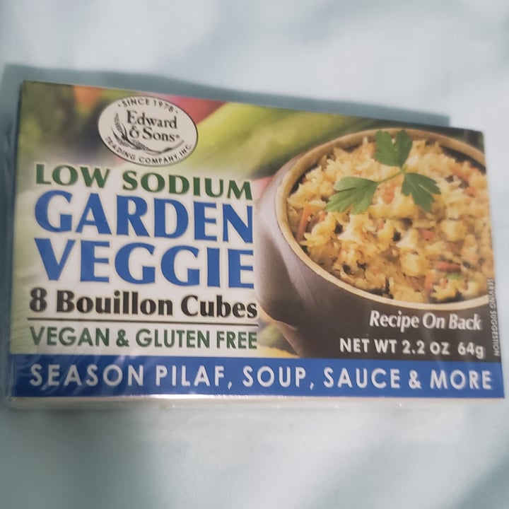 photo of Edward & Sons Garden Veggie Bouillon Cubes shared by @fatherveg on  23 Dec 2020 - review