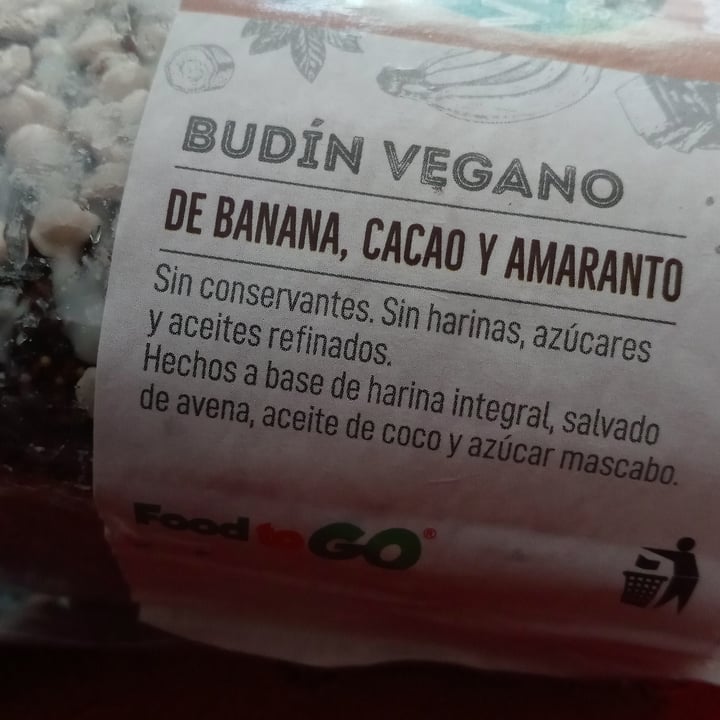 review photo of Food to Go Budín Vegano shared by @elsultandelsur on 10 Mar 2021 - review