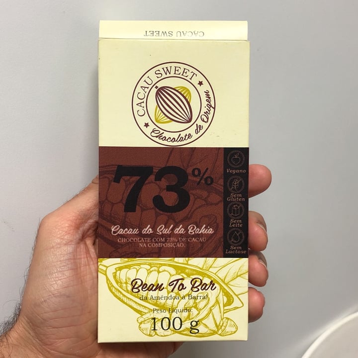 review photo of Cacau Sweet barra de chocolate 73% shared by @ferrovillas on 05 Aug 2022 - review