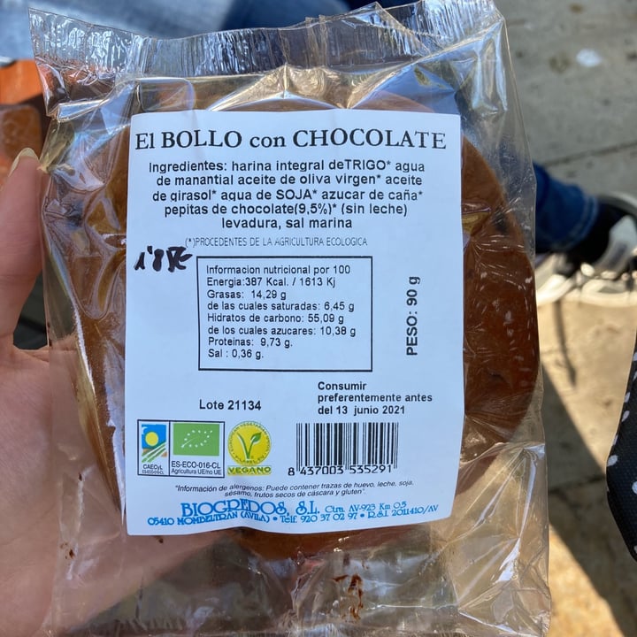 photo of Biogredos Bollo Con Chocolate shared by @antia7 on  20 May 2021 - review