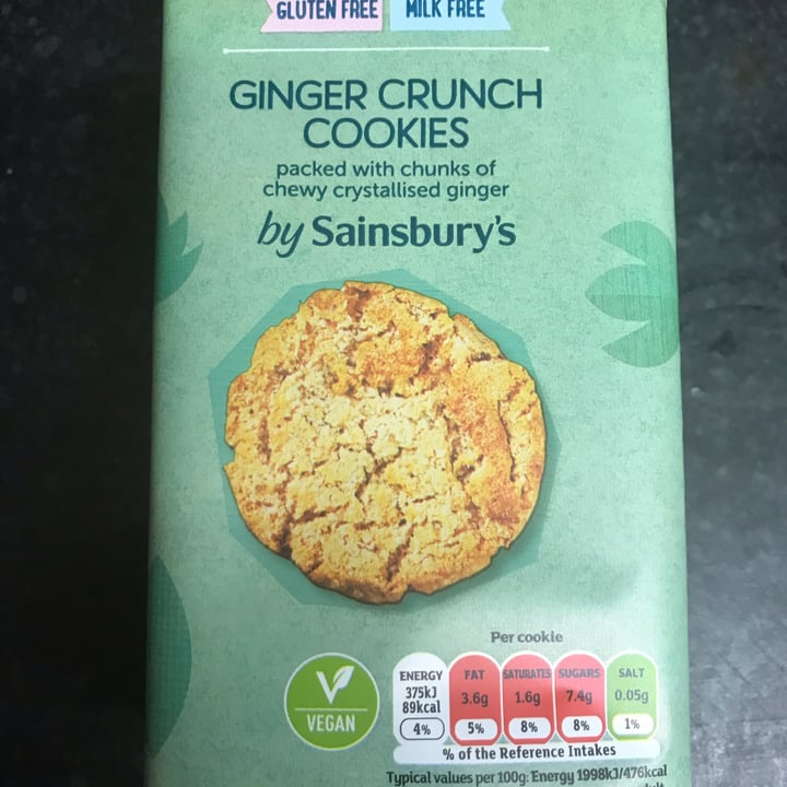 photo of Sainsbury's Ginger crunch cookies shared by @charliejones1 on  22 Dec 2021 - review