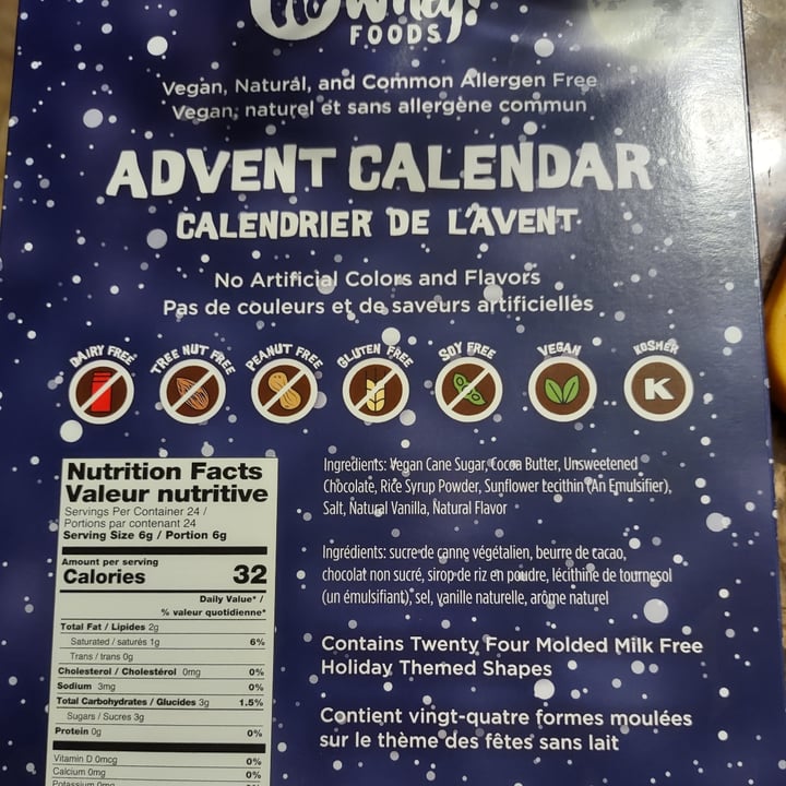 photo of No Whey! Foods advent calendar shared by @babsyeats on  25 Nov 2021 - review