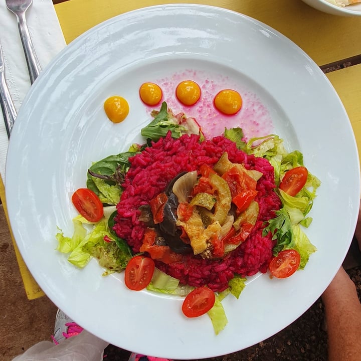 review photo of Zinc Comfort Food Risotto De Betabel Con Ratatouille (Vegano) shared by @patriciaph on 16 Jun 2021 - review