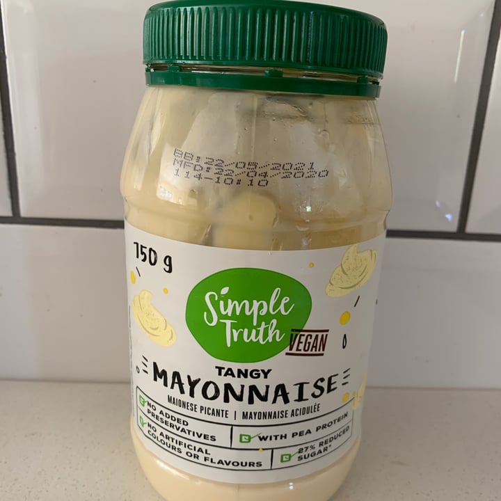 photo of Simple Truth Tangy Mayonnaise shared by @emcraik on  09 Aug 2020 - review