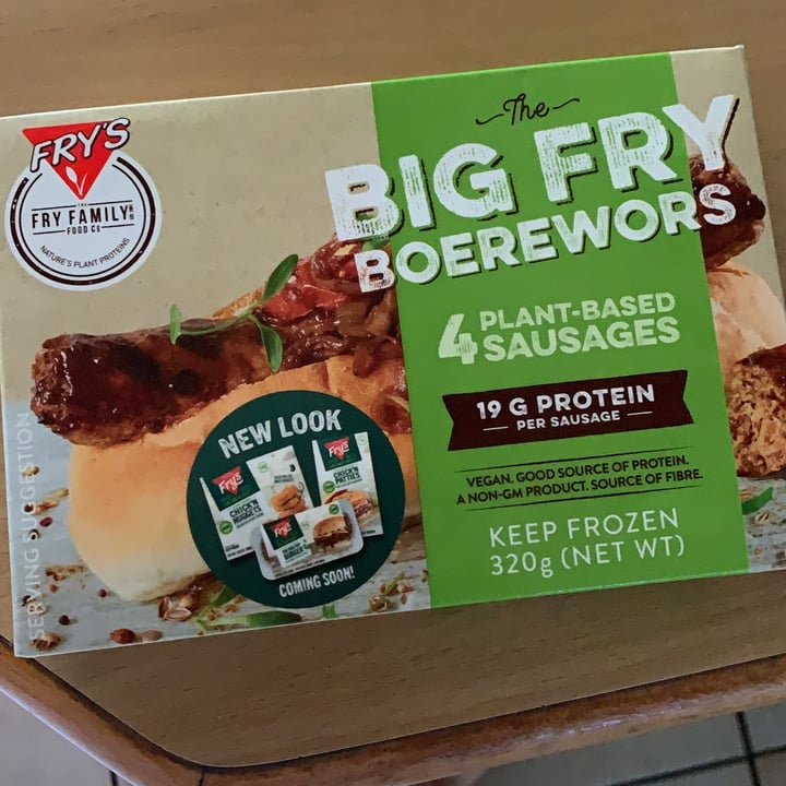 review photo of Fry's Family Food The Big Fry Boerewors shared by @sarahleedevilliers on 18 Feb 2021 - review