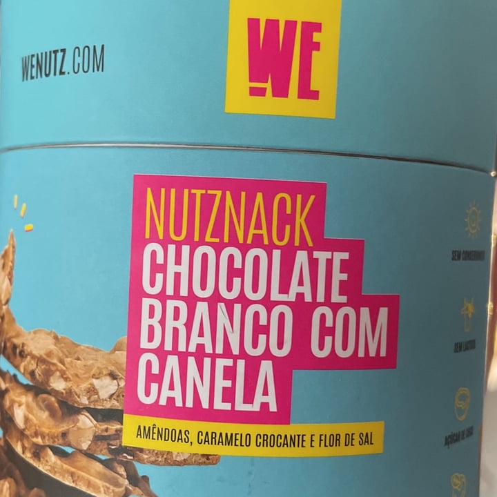 review photo of We Nutz Nutznack Chocolate branco com canela shared by @inazurcher on 14 Feb 2022 - review