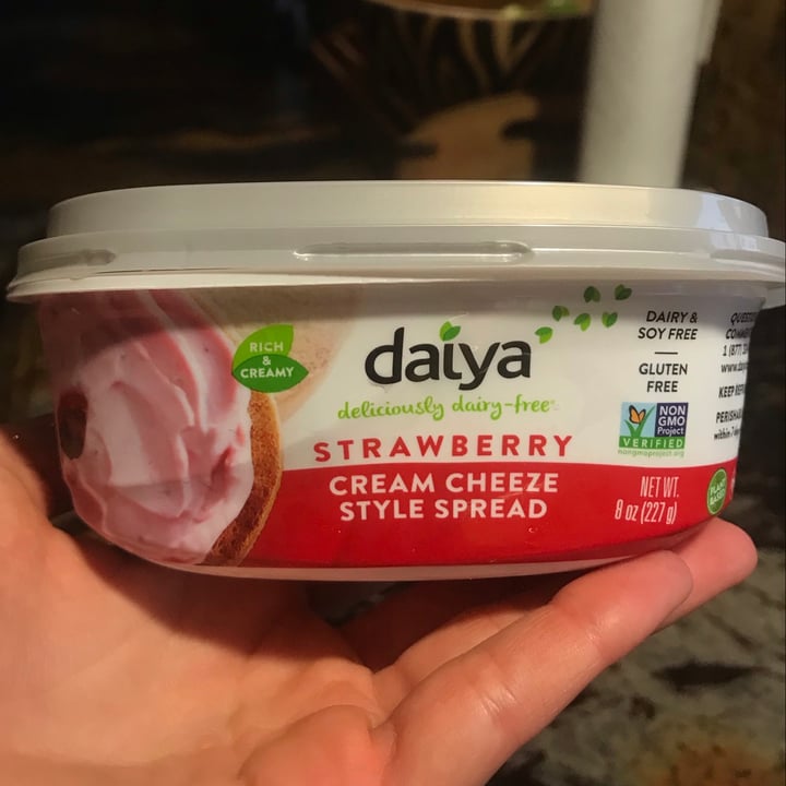 photo of Daiya Cream Cheese Style Spread Strawberry shared by @crisell on  27 Sep 2020 - review