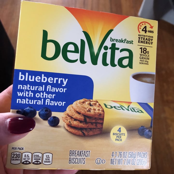 photo of belVita Blueberry Breakfast Biscuits shared by @cvnurse1202 on  17 Nov 2020 - review