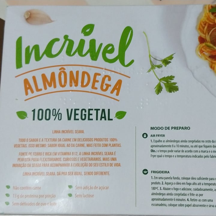 review photo of Sadia Veg Almondega shared by @padu on 25 Aug 2022 - review
