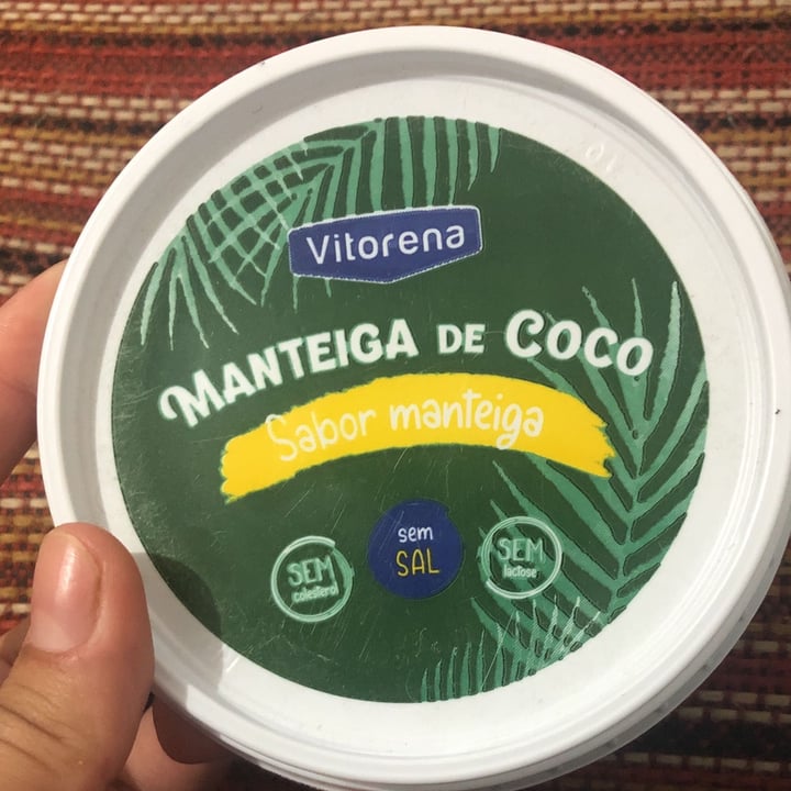 review photo of Vitorena Manteiga de coco sabor manteiga shared by @claudilene on 19 May 2022 - review