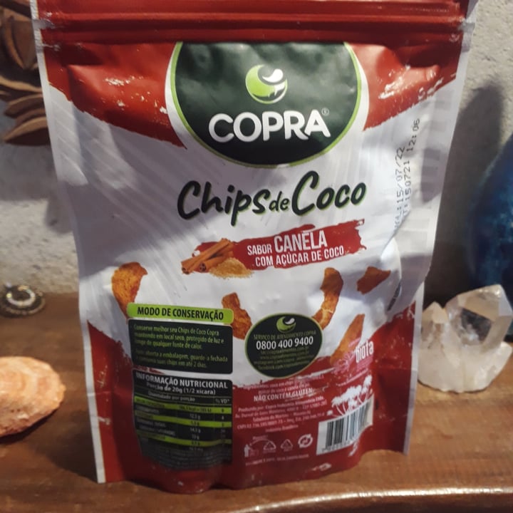 photo of Copra Chips de côco com sabor a Canela shared by @marcialara7 on  15 May 2022 - review