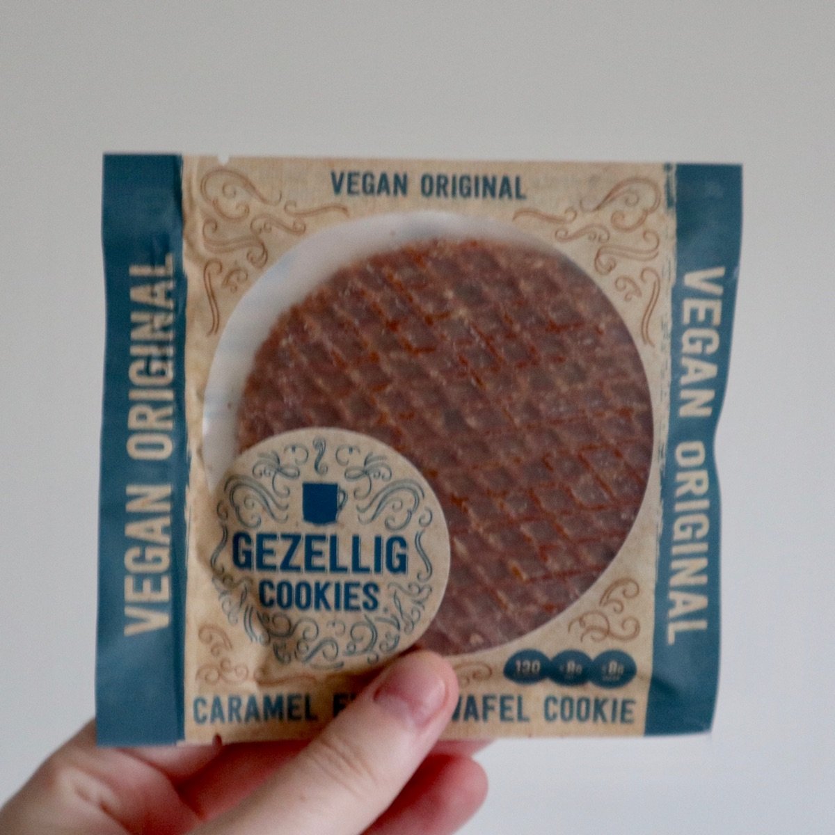 Gezellig Cookies Vegan Original Caramel Filled Wafel Cookie Reviews