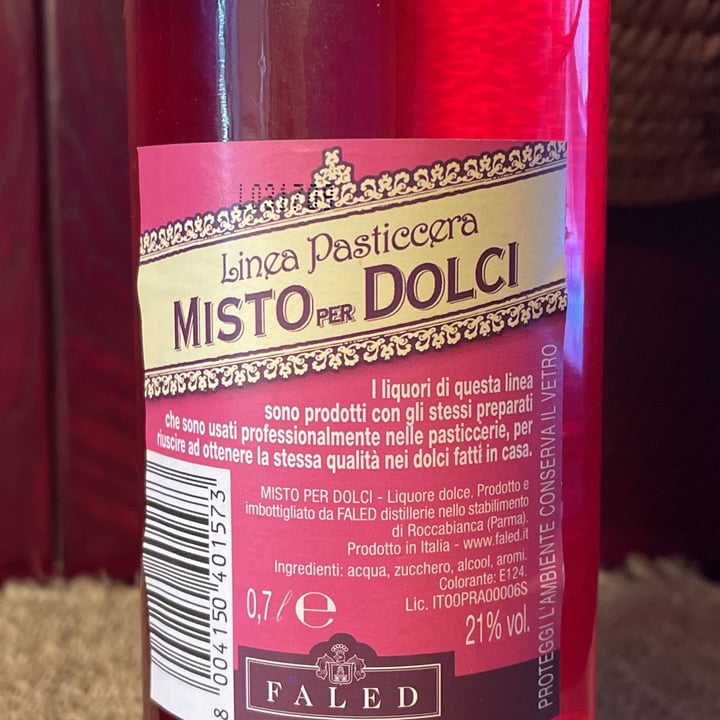 photo of Faled distillerie misto per dolci shared by @cora22 on  25 Aug 2022 - review