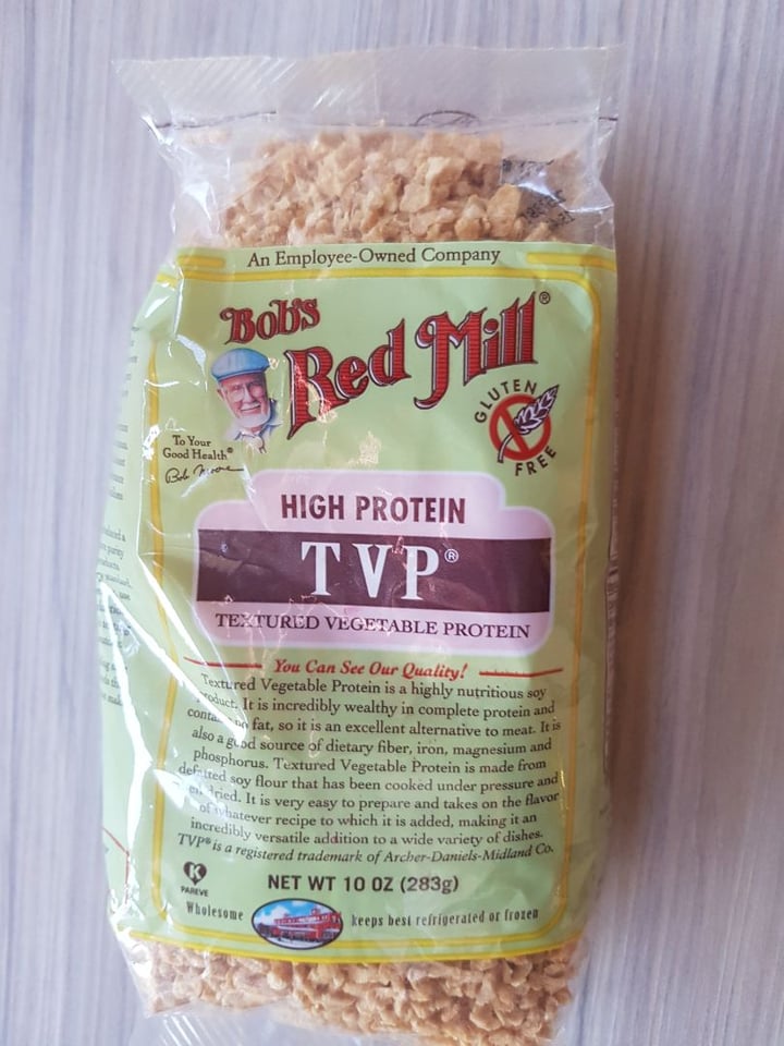 review photo of Bob's Red Mill TVP Textured Vegetable Protein shared by @thevegfoods on 24 Mar 2020 - review