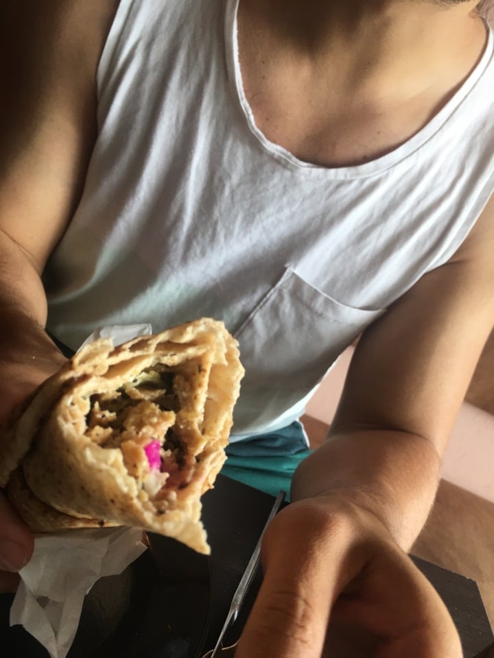 photo of Vegan Lebanese Street Food Chickn’  Shawarma Wrap shared by @elissfrances on  15 Dec 2019 - review