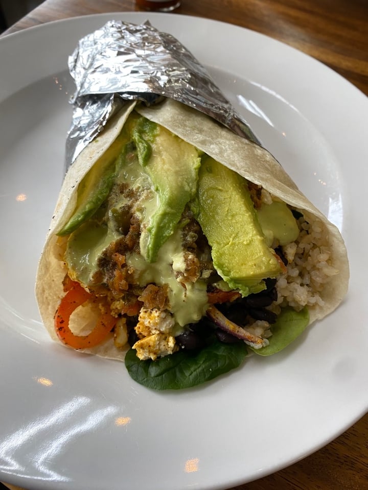 review photo of The Beet Box Cafe Rainbow Country Burrito shared by @tatumrebelle on 05 Jan 2020 - review