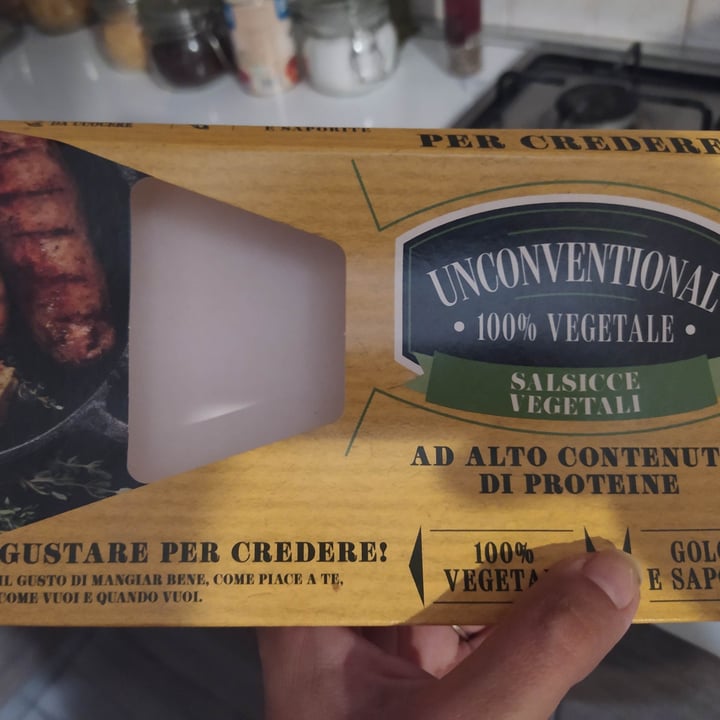 photo of Unconventional Salsicce Vegetali - Sausages shared by @layayaveg on  08 Oct 2022 - review