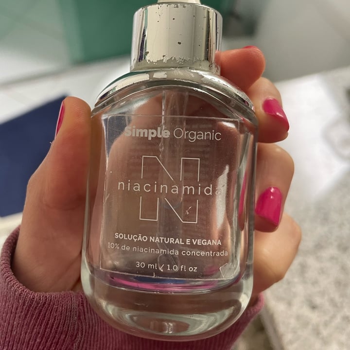 review photo of Simple Organic Solução Niacinamida shared by @jumullerk on 30 Apr 2022 - review