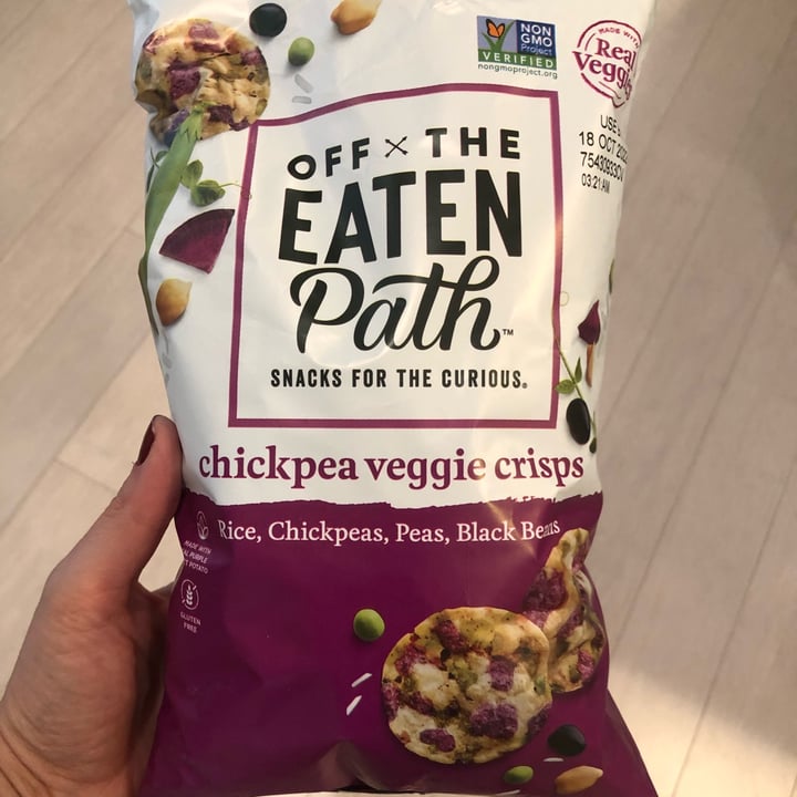 photo of Off The Eaten Path Chickpea Veggie Crisps shared by @priscilavendra on  18 Jun 2022 - review