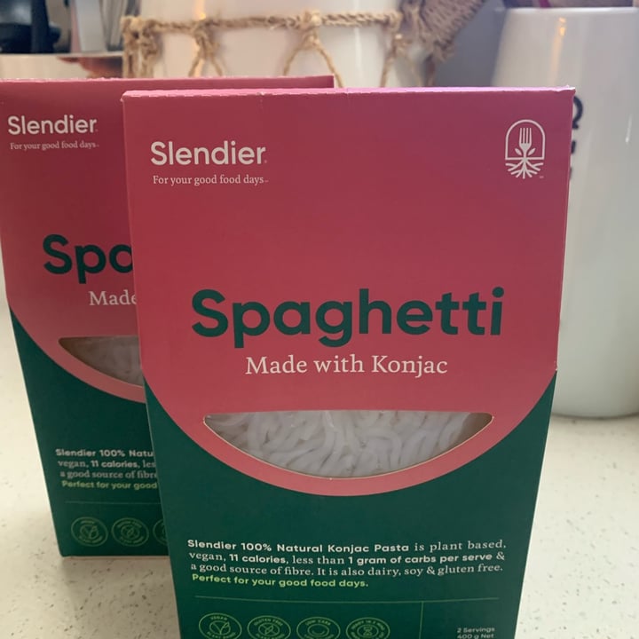 photo of Slendier Konjac spaghetti shared by @justineswhitsundays on  07 Dec 2021 - review