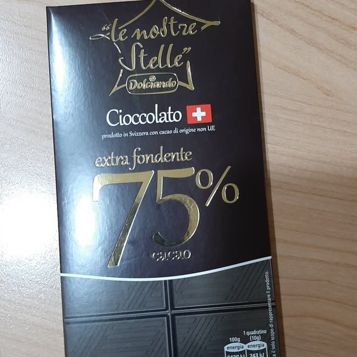 photo of Dolciando Cioccolato Extra Fondente 75% shared by @sonoaisha on  07 Apr 2022 - review