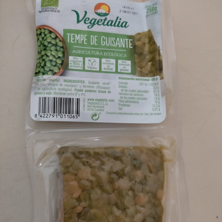 photo of Vegetalia Tempe de Guisante shared by @aquiles on  18 Apr 2021 - review
