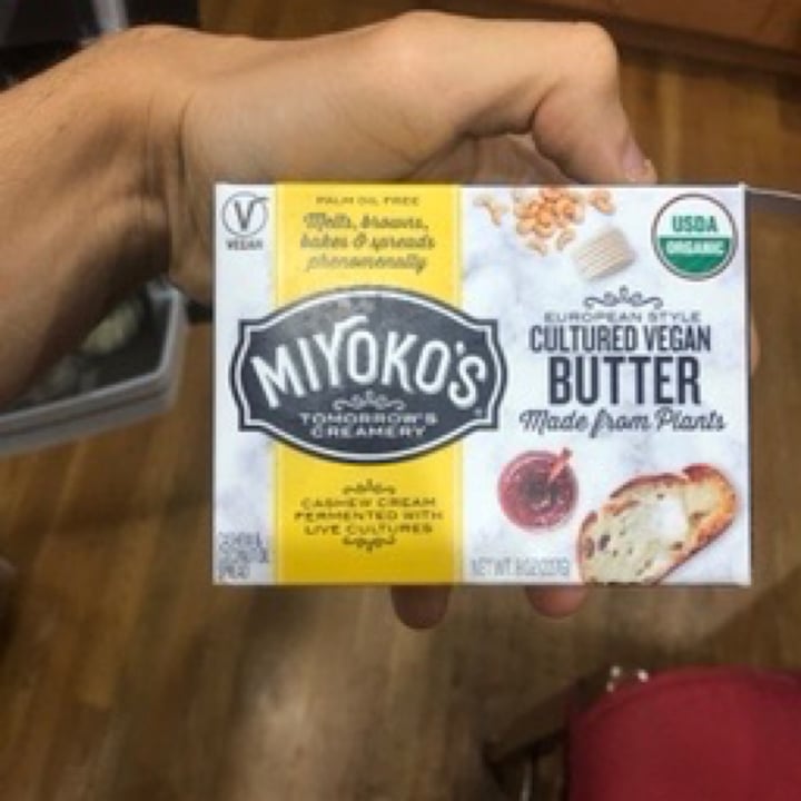 photo of Miyoko's Creamery European Style Cultured Vegan Butter Hint of Sea Salt shared by @btnez on  09 Jun 2020 - review
