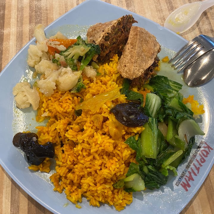 photo of Eight Immortals Vegetarian (Jurong East Mrt - Kopitiam) Turmeric rice shared by @rqyeo on  12 Mar 2021 - review