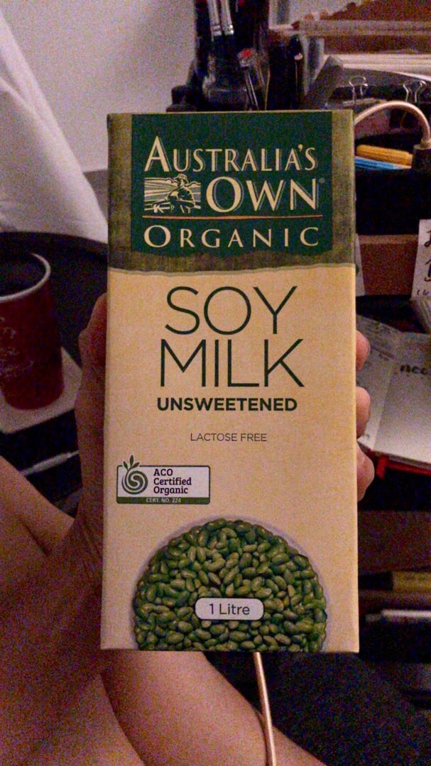 photo of Australia's Own Organic Soy Milk shared by @ziggyradiobear on  20 Apr 2019 - review