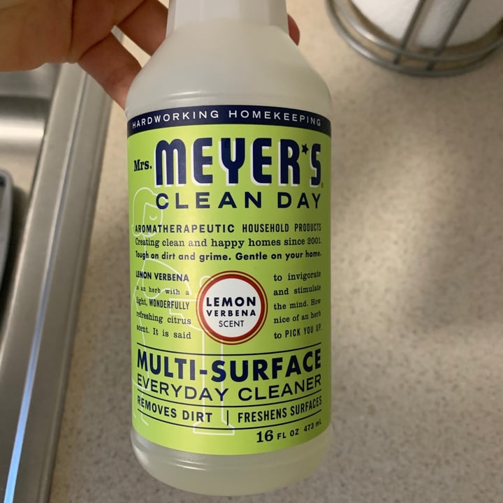 review photo of Mrs. Meyer's Clean Day Multi Surface Concentrate Lemon Verbena shared by @am6727 on 09 Nov 2020 - review