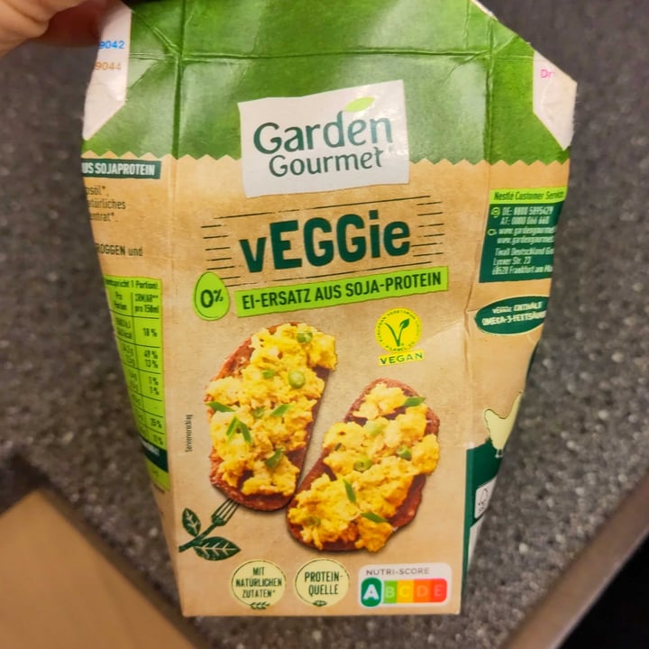 photo of Garden Gourmet veggie - ei ersatz aus soja-protein shared by @likablue on  10 Aug 2022 - review