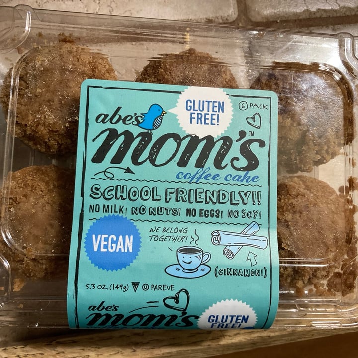 photo of Abe's Vegan Muffins Abe's Mom's Gluten Free Coffee Cake Muffins shared by @charityslade19 on  31 Mar 2022 - review