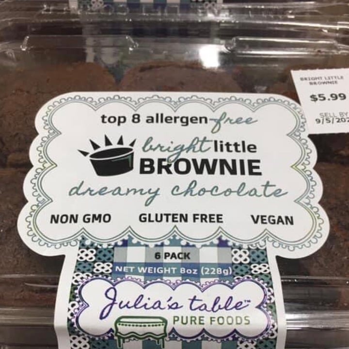 photo of Julia’s table Bright Little Brownies shared by @christinalynn6181 on  03 Oct 2020 - review