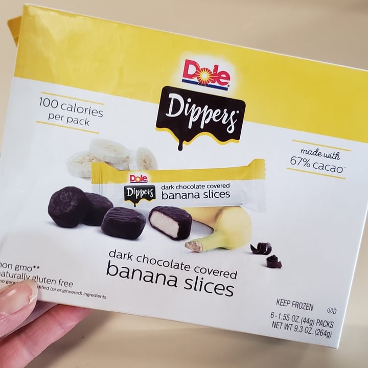photo of Dole Dark chocolate banana slices shared by @ambularfortheanimals on  01 Jul 2022 - review