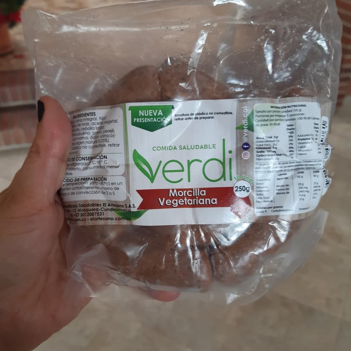 photo of Verdi Morcilla Vegetariana shared by @adrivegama on  19 Feb 2021 - review