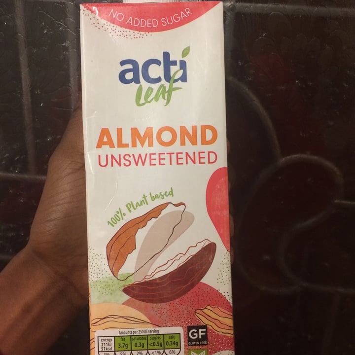 photo of Acti Leaf Almond Milk shared by @luke37 on  25 Dec 2020 - review