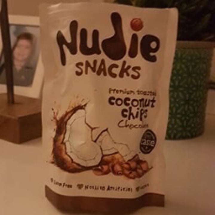 review photo of Nudie Snacks Coconut Chips Chocolate shared by @aimeelynham on 12 Jun 2020 - review