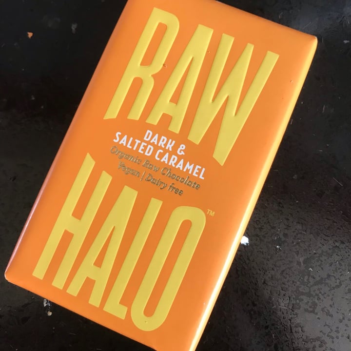 photo of Raw Halo Dark & Salted Caramel Organic Raw Chocolate shared by @clairebelej on  21 Jun 2020 - review