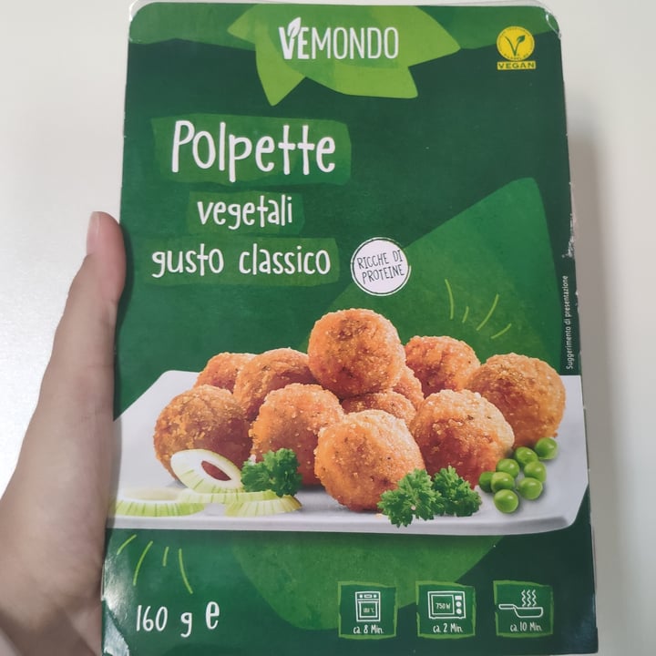 photo of Vemondo  Polpette Vegetali Gusto Classico shared by @ssaraa on  27 Aug 2022 - review