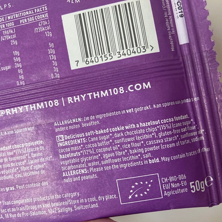 review photo of Rhythm 108 Hazelnut chocolate praline soft-baked filled cookie shared by @elizabethmullaney on 15 Jun 2021 - review