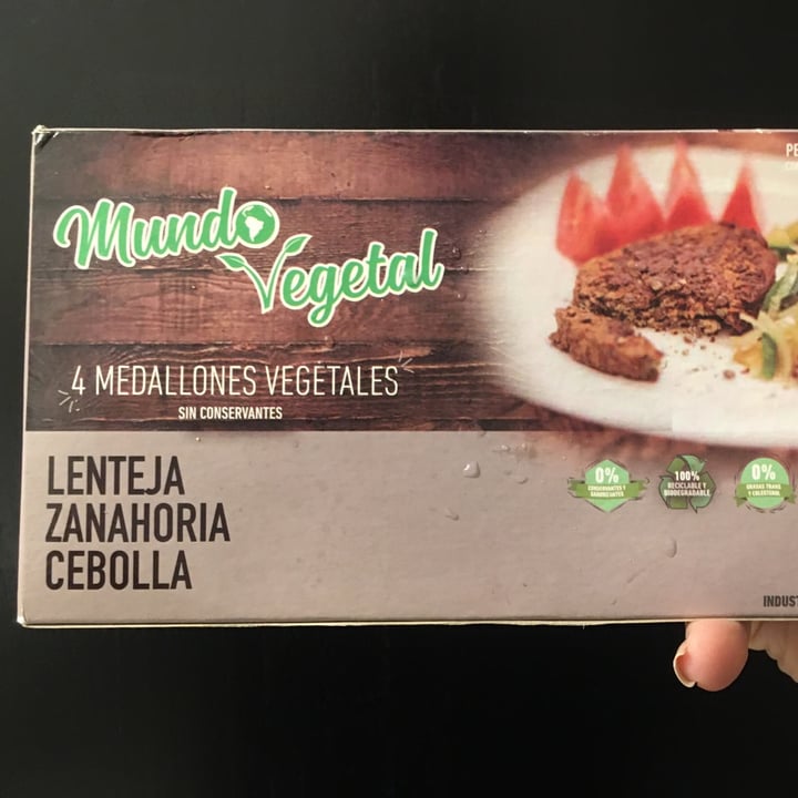photo of Mundo Vegetal Medallones de lenteja, zanahoria y cebolla shared by @martica on  11 May 2021 - review