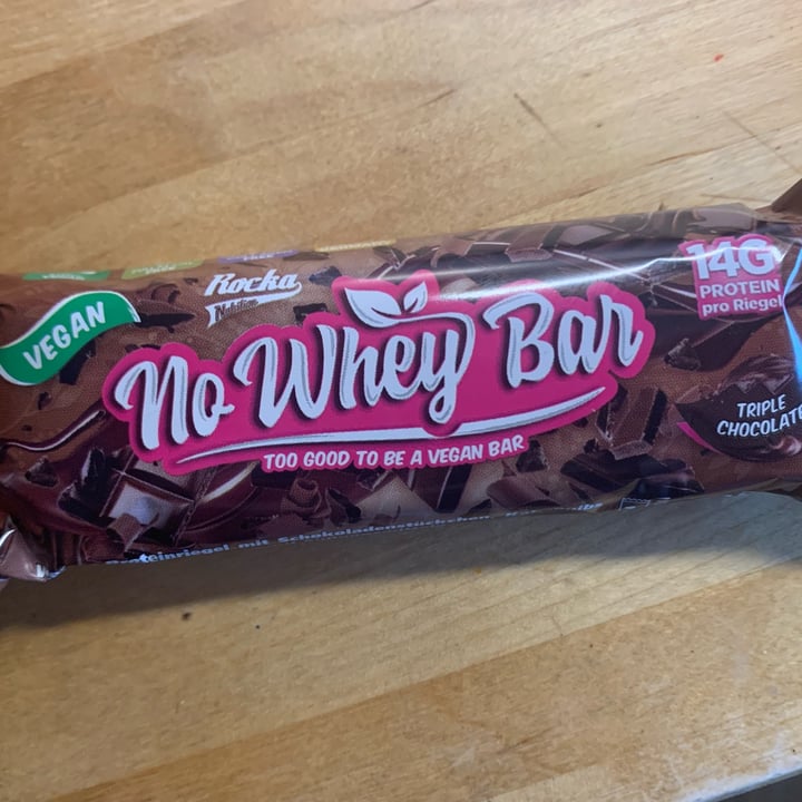 photo of Rocka Nutrition No Whey Bar Triple Chocolate shared by @bananasss on  19 Dec 2021 - review