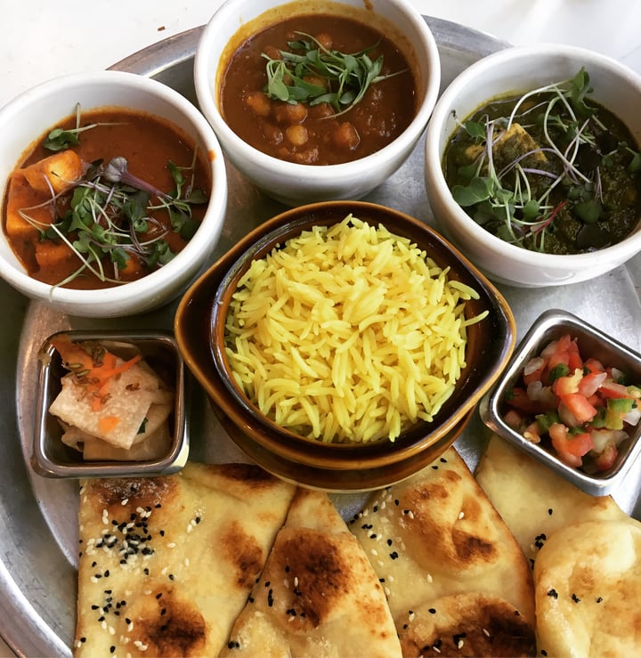 review photo of Curry Up Now Thali plate shared by @ltlai on 23 May 2018 - review